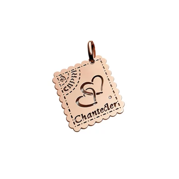 ciondolo chantecler love letters 35183 oro